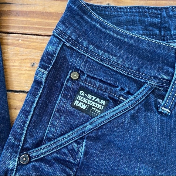 G-star Elva tapered leg jeans mid rise skinny blue - Picture 3 of 12